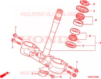 GAMBA STERZO per Honda CRF 250 R 2010