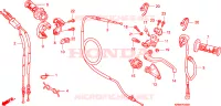 LEVA MANIGLIA/INTERRUTTORE/CAVO per Honda CRF 250 R 2010