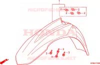 PARAFANGO ANTERIORE per Honda CRF 250 R 2010