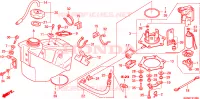 SERBATOIO COMBUSTIBILE per Honda CRF 250 R 2010
