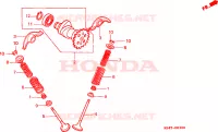 ALBERO A CAMME/VALVOLA per Honda SPAZIO 250 1999
