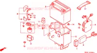 BATTERIA per Honda SPAZIO 250 1999