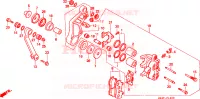 CALIBRO FRENO ANTERIORE per Honda SPAZIO 250 1999