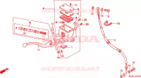 CILINDRO MAESTRO FRENO per Honda SPAZIO 250 1999