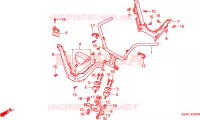 CONDOTTO MANIGLIA/PONTE SOPRA per Honda SPAZIO 250 1999
