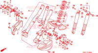 FORCELLA ANTERIORE per Honda SPAZIO 250 1999
