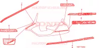 STRISCIA/MARCHIO per Honda SPAZIO 250 1999