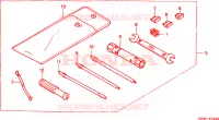 UTENSILI per Honda SPAZIO 250 1999