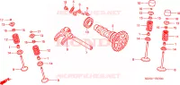 ALBERO A CAMME/VALVOLA per Honda CRF 250 X 2005