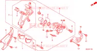 CALIBRO FRENO POSTERIORE per Honda CRF 250 X 2005