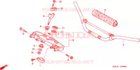 CONDOTTO MANIGLIA/PONTE SOPRA per Honda CRF 250 X 2005