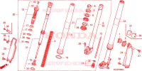 FORCELLA ANTERIORE per Honda CRF 250 X 2005