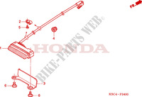 LUCE CODA per Honda CRF 250 X 2004