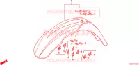 PARAFANGO ANTERIORE per Honda CRF 250 X 2005