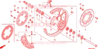 RUOTA POSTERIORE per Honda CRF 250 X 2005