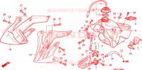 SERBATOIO COMBUSTIBILE(CRF250X4/5/6/7) per Honda CRF 250 X 2005