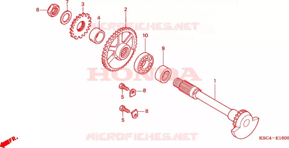 BILANCIERE Honda MOTO 250 CRF 2005  CRF250X5
