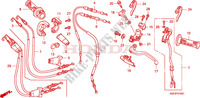 LEVA MANIGLIA/INTERRUTTORE/CAVO per Honda CRF 150 R BIG WHEELS 2009