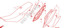SEDILE/COPERTURA LATO per Honda CRF 150 R BIG WHEELS 2009