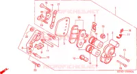 CALIBRO FRENO ANTERIORE per Honda NSR 125 R 1991