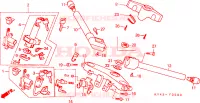 CONDOTTO MANIGLIA/PONTE SOPRA per Honda NSR 125 R 1991