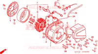 COPERTURA CASSA MANOVELLA/ GENERATORE per Honda NSR 125 R 1991