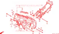 CORPO TELAIO per Honda NSR 125 R 1991