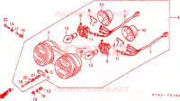 FANALE(3) per Honda NSR 125 R 1991