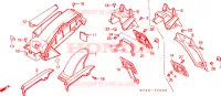 PARAFANGO POSTERIORE per Honda NSR 125 R 1991
