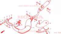 SMORZATORE SCARICO per Honda NSR 125 R 1991