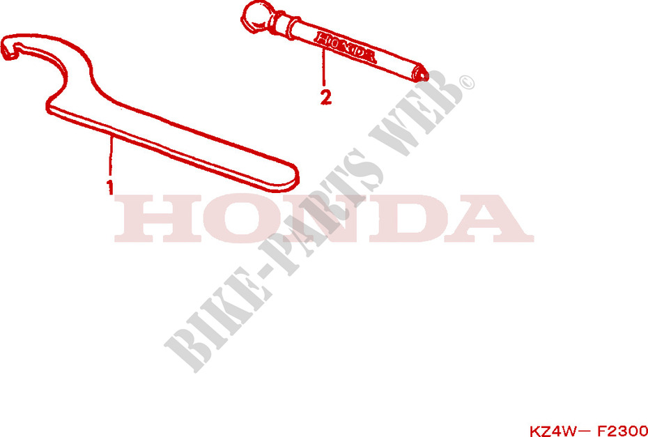 UTENSILI per Honda CR 125 R 1999