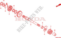 ASSE AVVIATORE A TIRO per Honda INNOVA 125 2012