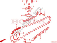 CATENA CAMMA/TENSIONE per Honda INNOVA 125 2012