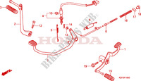 PEDALE/BRACCIO AVVIATORE A TIRO per Honda INNOVA 125 2010
