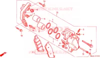 CALIBRO FRENO ANTERIORE (VT1100C2) per Honda VT 1100 SHADOW C2 1995