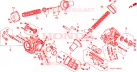 CARBURATORE (PARTI COMPONENTI) per Honda VT 1100 SHADOW C2 1995