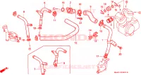 CONDOTTO ACQUA  per Honda VT 1100 SHADOW C2 1995