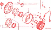 GENERATORE per Honda VT 1100 SHADOW C2 1995