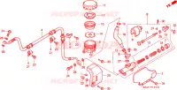 MAESTRO FRENO POSTERIORE CILINDRO(VT1100C2) per Honda VT 1100 SHADOW C2 1995