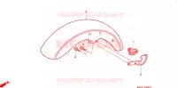 PARAFANGO ANTERIORE (VT1100C2) per Honda VT 1100 SHADOW C2 1995