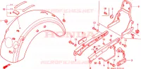 PARAFANGO POSTERIORE(VT1100C2) per Honda VT 1100 SHADOW C2 1995