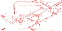PEDALE(VT1100CS/CT) per Honda VT 1100 SHADOW 1995