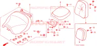 SEDILE(VT1100C2) per Honda VT 1100 SHADOW C2 1995