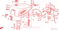 SERBATOIO COMBUSTIBILE/POMPA COMBUSTIBILE (VT1100CS/CT) per Honda VT 1100 SHADOW 1995