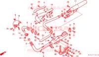 SMORZATORE SCARICO (VT1100C2) per Honda VT 1100 SHADOW C2 1995