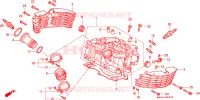 TESTATA(DIETRO) (VT1100CV/CW/C2) per Honda VT 1100 SHADOW C2 1995