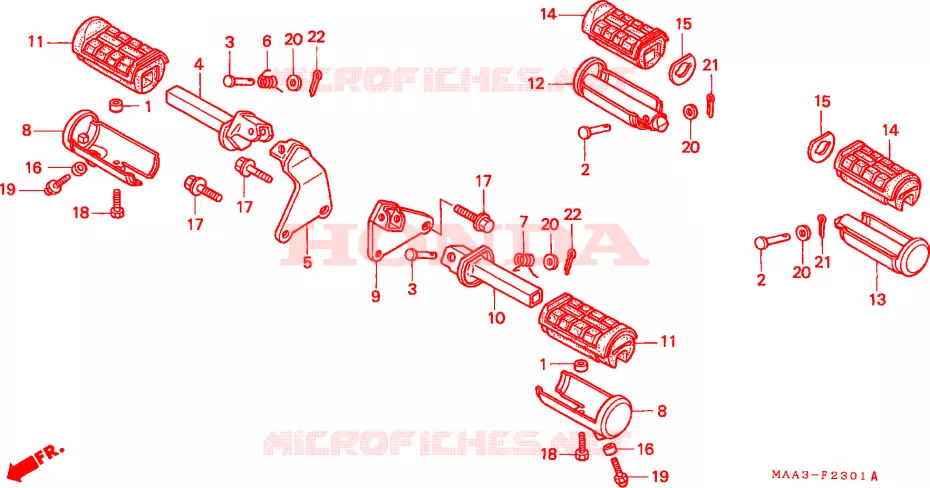 GRADINO(VT1100C2) Honda MOTO 1100 SHADOW 1997  VT1100C2V