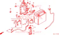 BATTERIA per Honda PAN EUROPEAN ST 1100 1998