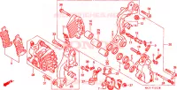 CALIBRO FRENO ANTERIORE (ST1100AT/AV/AW) per Honda PAN EUROPEAN ST 1100 ABS 1998