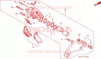 CALIBRO FRENO POSTERIORE  per Honda PAN EUROPEAN ST 1100 1998